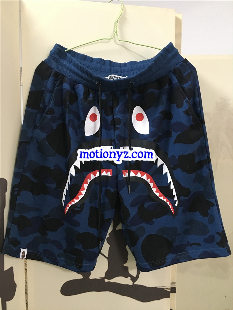 Blue Bape Camo Shorts